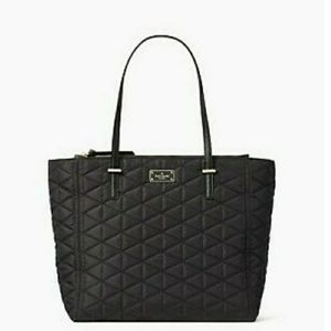 Kate Spade Wilson Road Quilted Talya Black Tote